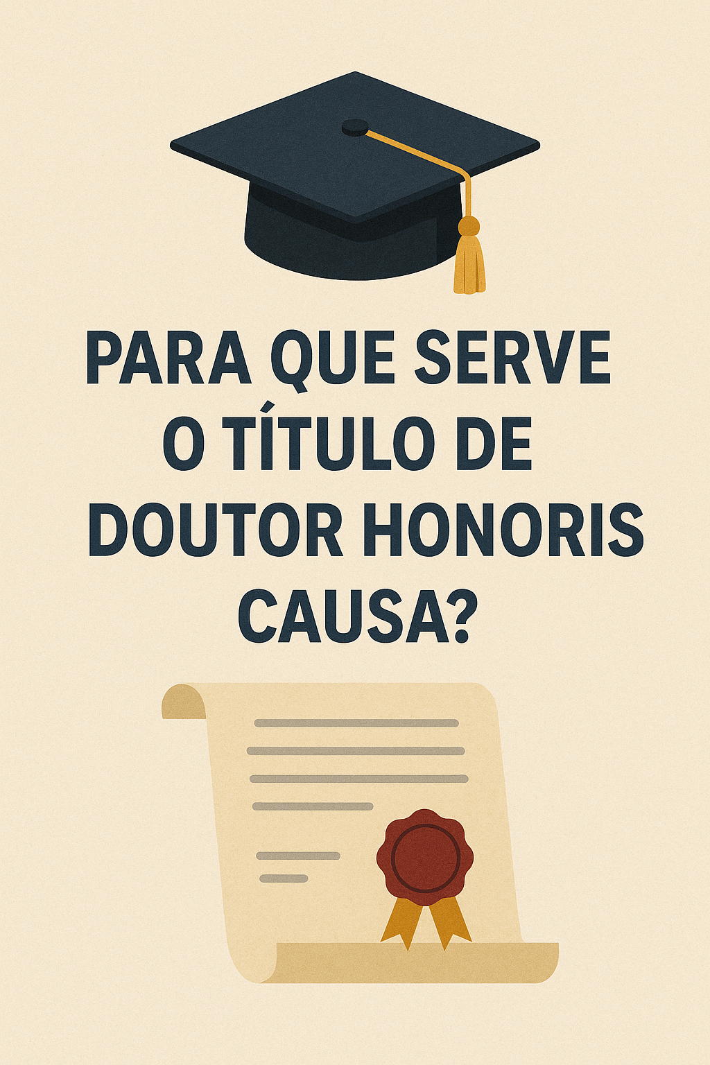 Para que serve o título de Doutor Honoris Causa? - cienciaemsuma